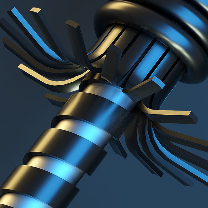 Premium Arm Strength Trainer – Home Chest & Upper Arm Muscle Enhancement – Adjustable Resistance Spring Stick for Fitness