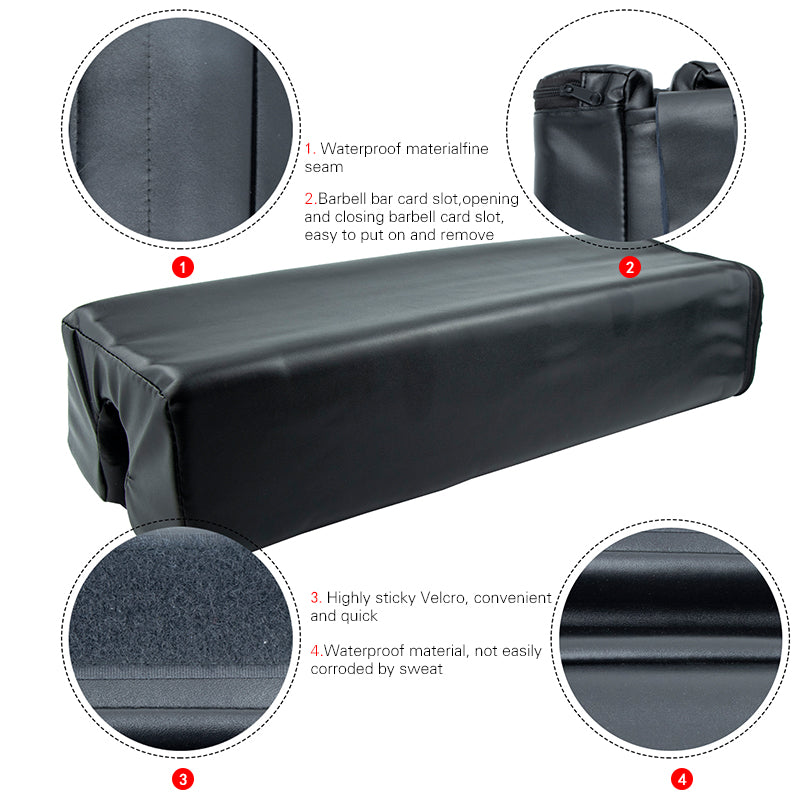 Premium Barbell Squat Pad – Foam Neck and Shoulder Support for Hip Thrusts, Squats, Weightlifting, Gym Training, Non-Slip,