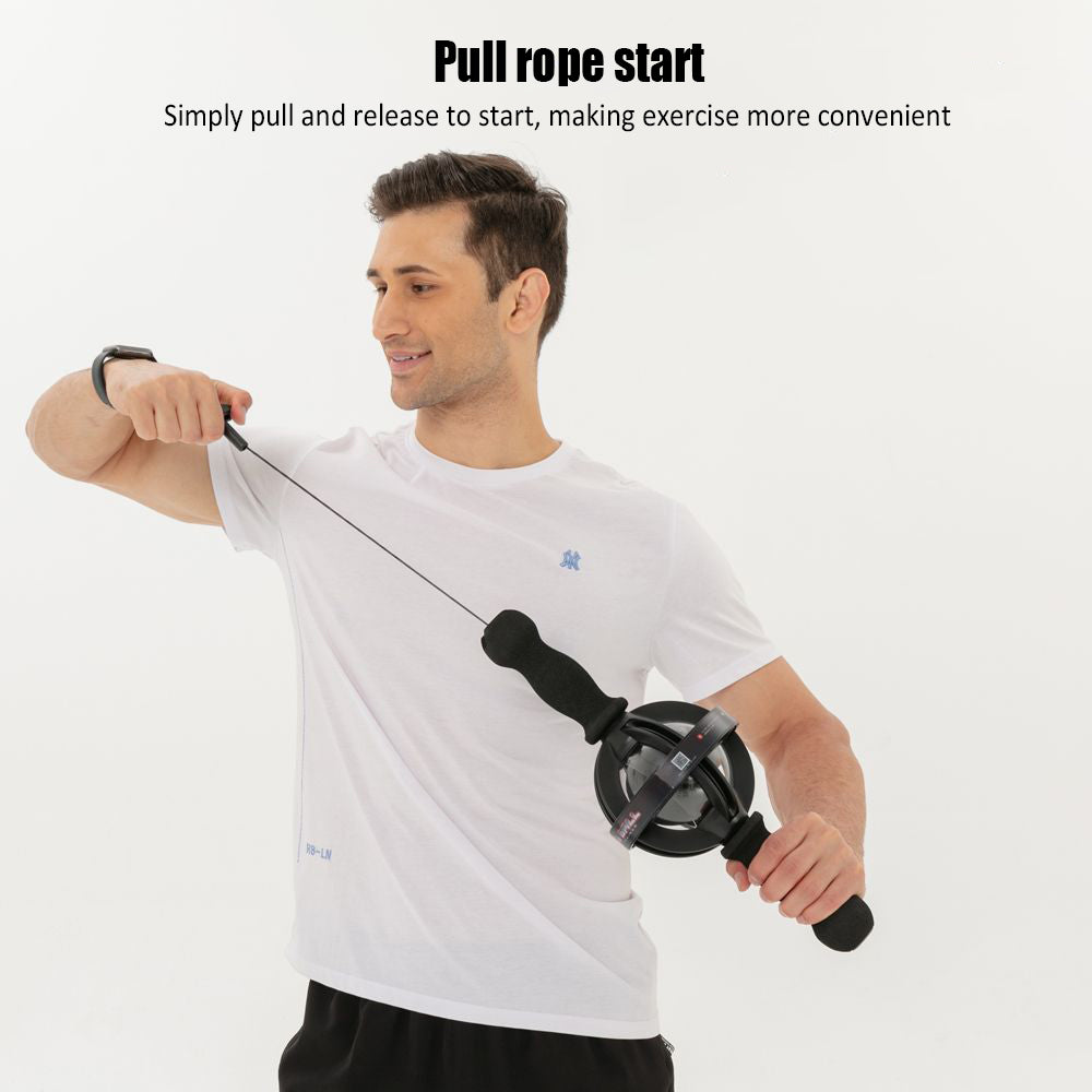 Premium Arm Strength Exerciser – Gyroscope Forearm Trainer with LED Light – Core Trainer for Home Gym Fitness – Powerball Arm