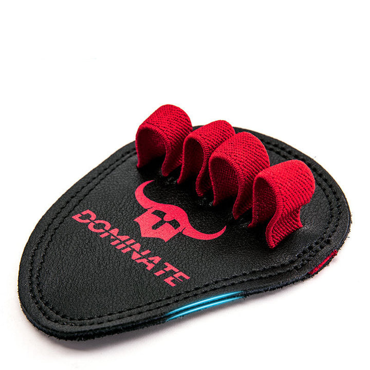 Premium Cowhide Weightlifting Gloves for Men & Women - Fitness Gym Grip Pads with 4 Finger Loop, Hand Palm Protection for 