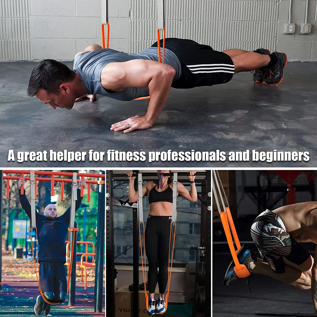 Premium Pull-up Assistance Bands for Resistance Training – Support for Pull-ups, Body Stretching, and Workout for Men & 