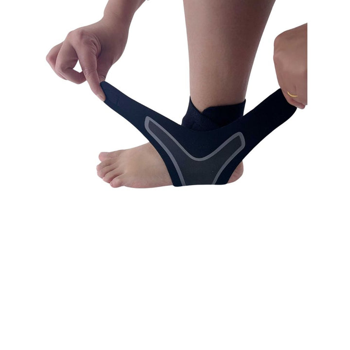 Premium Adjustable Ankle Brace - Compression Support Strap for Pain Relief, Elastic Ankle Guard for Basketball and Sports 