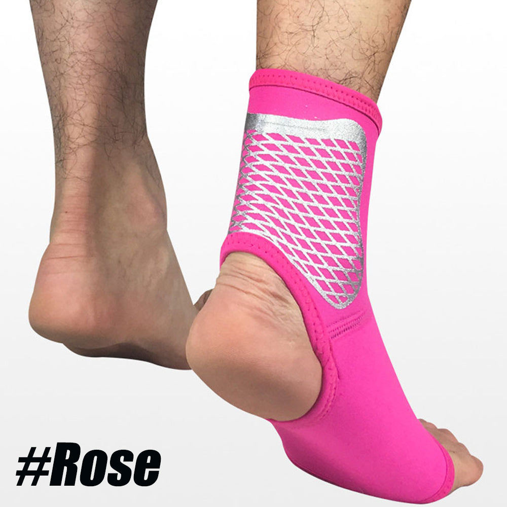 Premium Adjustable Ankle Brace Support for Men, Women & Kids – Ultrathin High-Elastic Compression Sleeves for Pain Relief & 