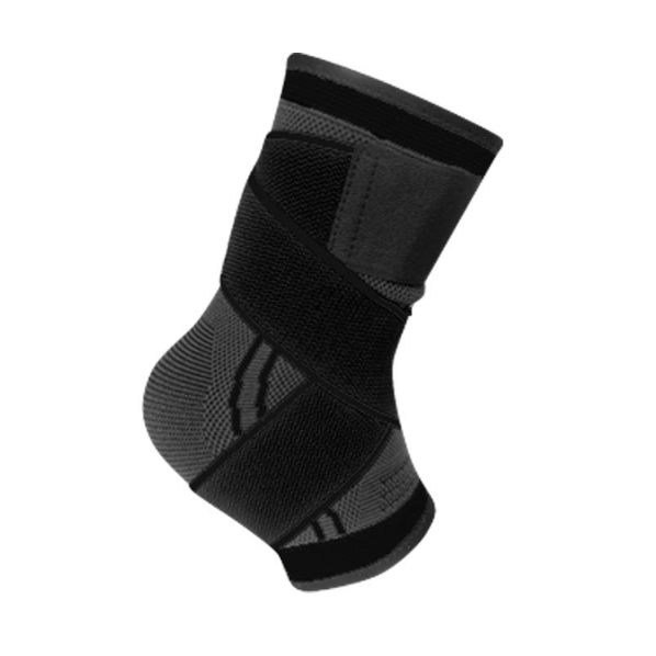 Premium Pressurized Bandage Ankle Support Brace – Elastic Foot Strap for Fitness, Sports, Gym, and Badminton – One Size Fit