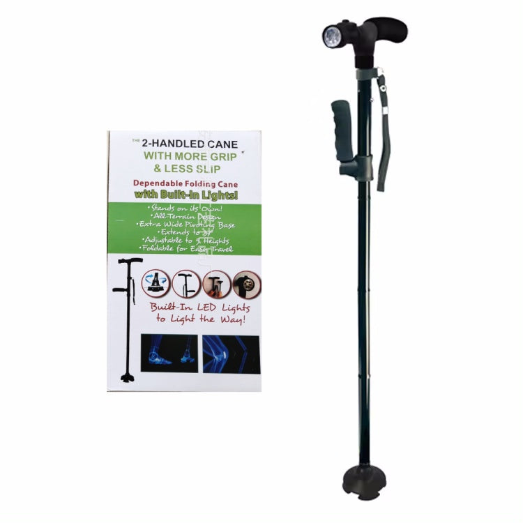 Premium Multifunctional Walking Stick – Telescopic Hiking Cane, Folding Trekking Poles for Seniors, Lightweight Aluminum 