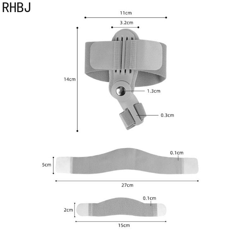 Premium OrthoApedic Bunion Corrector for Hallux Valgus, 2Pcs Adjustable Toe Straightener Splint, Big Toe Alignment & Foot 