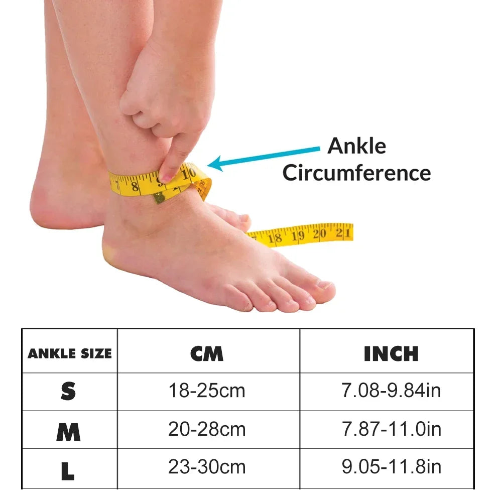 Premium Ankle Support Brace for Foot Drop Rehabilitation, Protective Splint with Adjustable Fixation Strips, Ideal for 