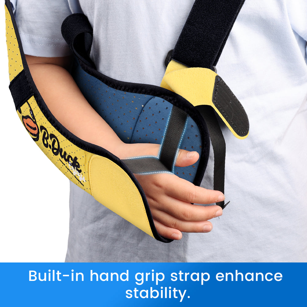 Premium Kids Arm Sling for Broken Forearm & Shoulder Immobilization - Adjustable, Breathable, Latex-Free Support for Comfort & Recovery (XXS, XS Sizes) - StrengthXPhysiotherapy