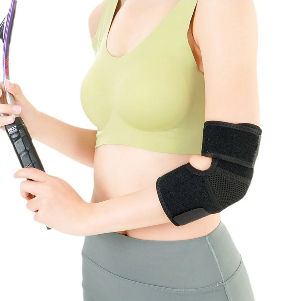 Premium Elbow Support Sleeve for Basketball & Football – Breathable Arm Sleeve Protector for Sports Safety, Adjustable 