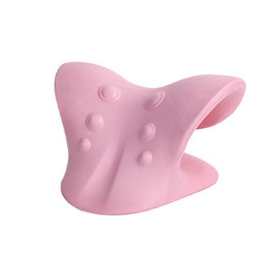 Premium Neck Support Pillow – Chiropractic Relaxer & Shoulder Traction Stretcher – Therapeutic Cervical Spine Alignment 
