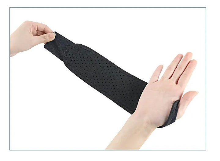 Premium Sports Wrist Support – Neoprene Elastic Bandage for Basketball, Fitness & Hand Palm Protection, Adjustable Winding Wristband, Thumb Fixing, Sweat-Absorbent, Comfortable Design - StrengthXPhysiotherapy