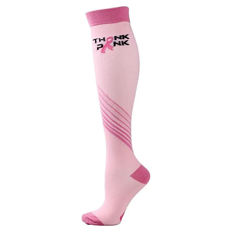 Premium Cycling Compression Socks for Men & Women – Prevent Varicose Veins, Edema & Diabetes – Knee Support for Running,