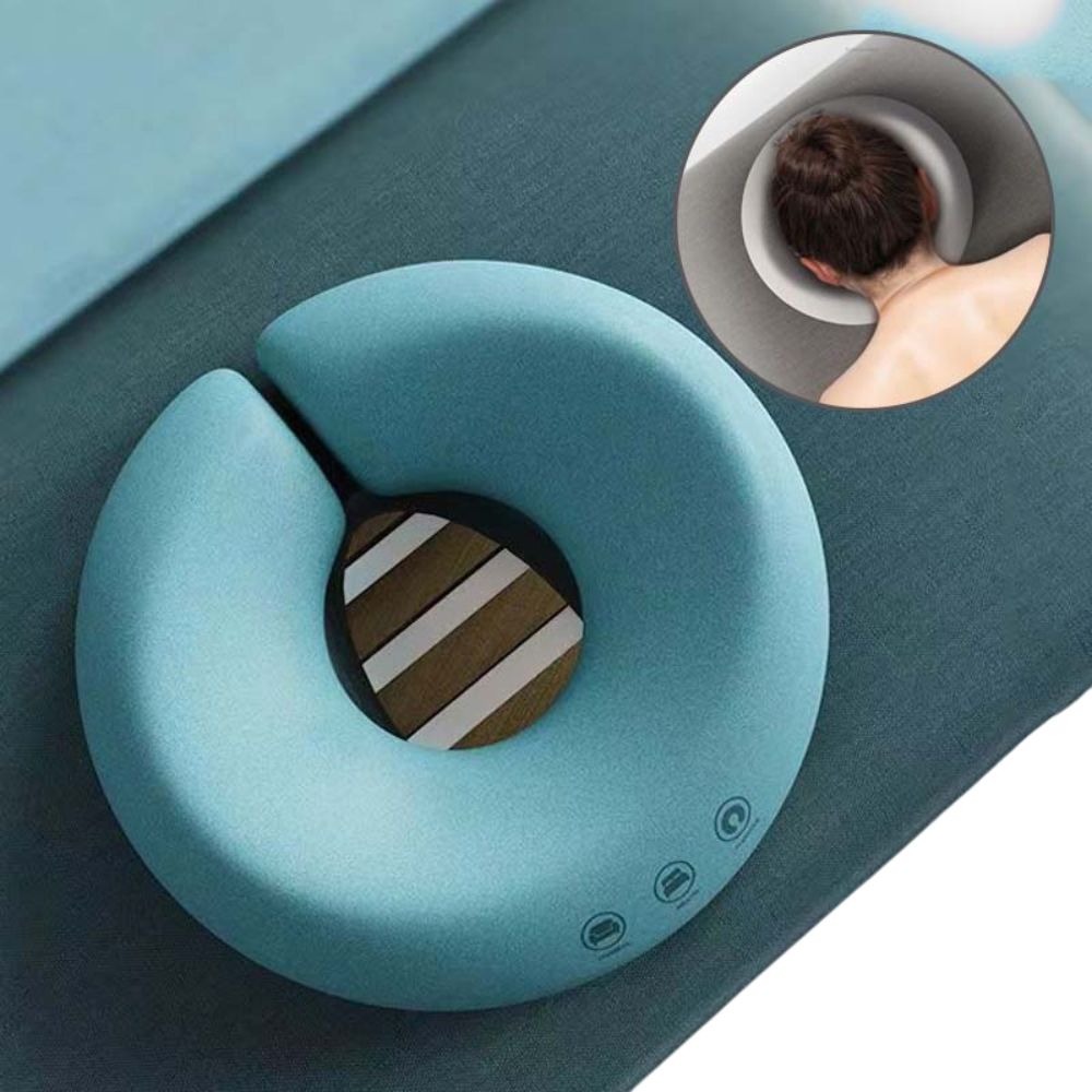 Premium Face Down Pillow – Memory Foam Prone Pillow for Comfortable Resting & Massage – Ergonomic Headrest for Beauty Salons 