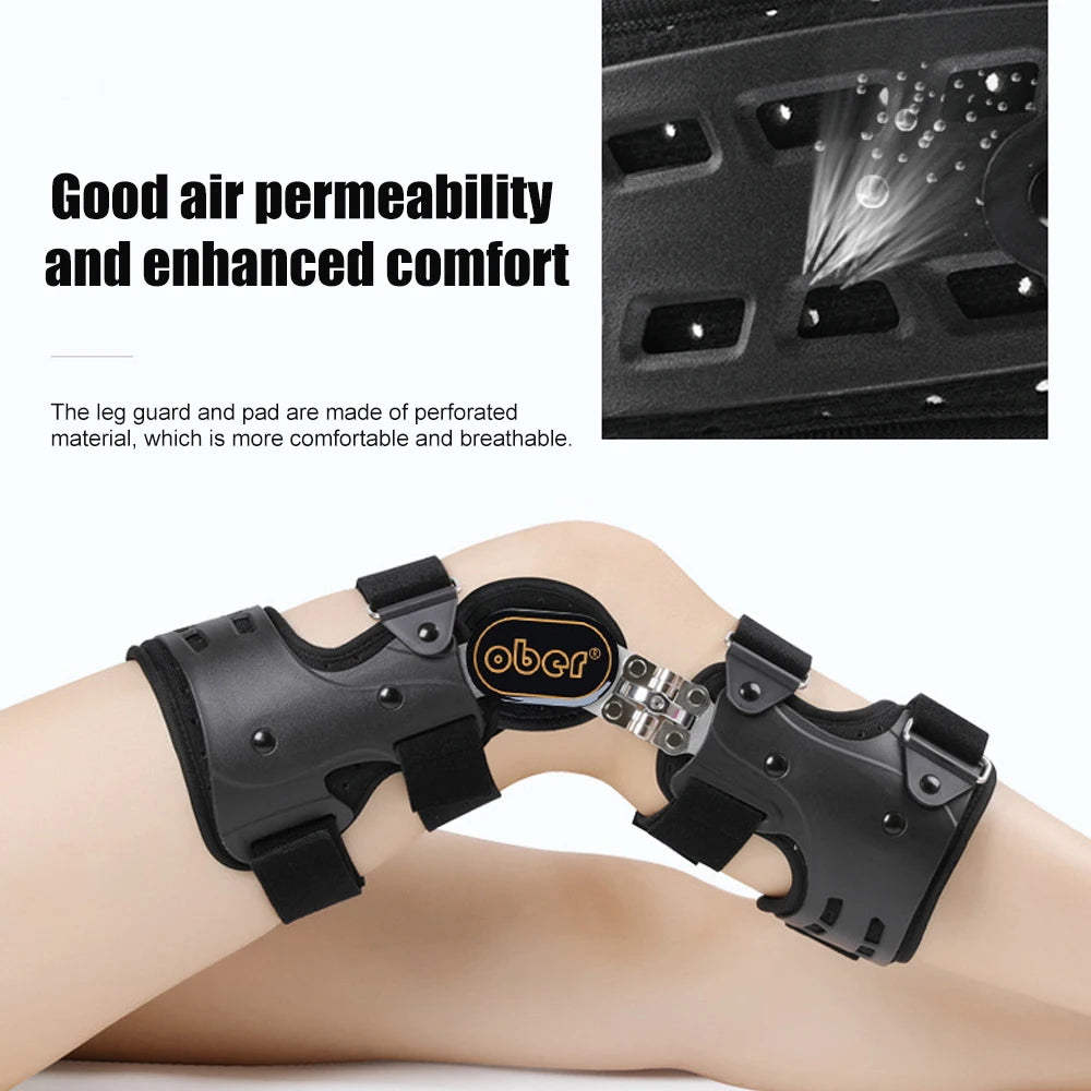 Premium Knee Brace for ACL/MCL/PCL Injuries, Ligament Support & Sports Recovery, Hinged ROM Orthopedic Orthosis for Men & 