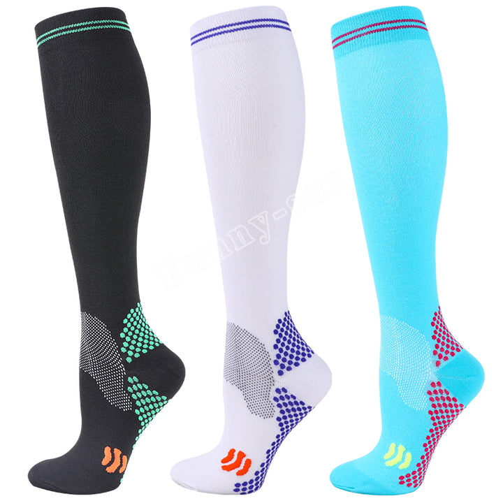 Premium Compression Socks for Men & Women – 20-30 mmHg Support for Varicose Veins, Running, Cycling, Football, Soccer – 