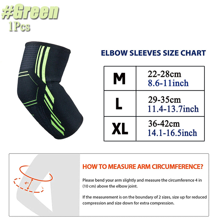 Premium Breathable Elastic Elbow Support Arm Sleeve for Basketball & Badminton – One-Piece Design, Comfortable & Protective,