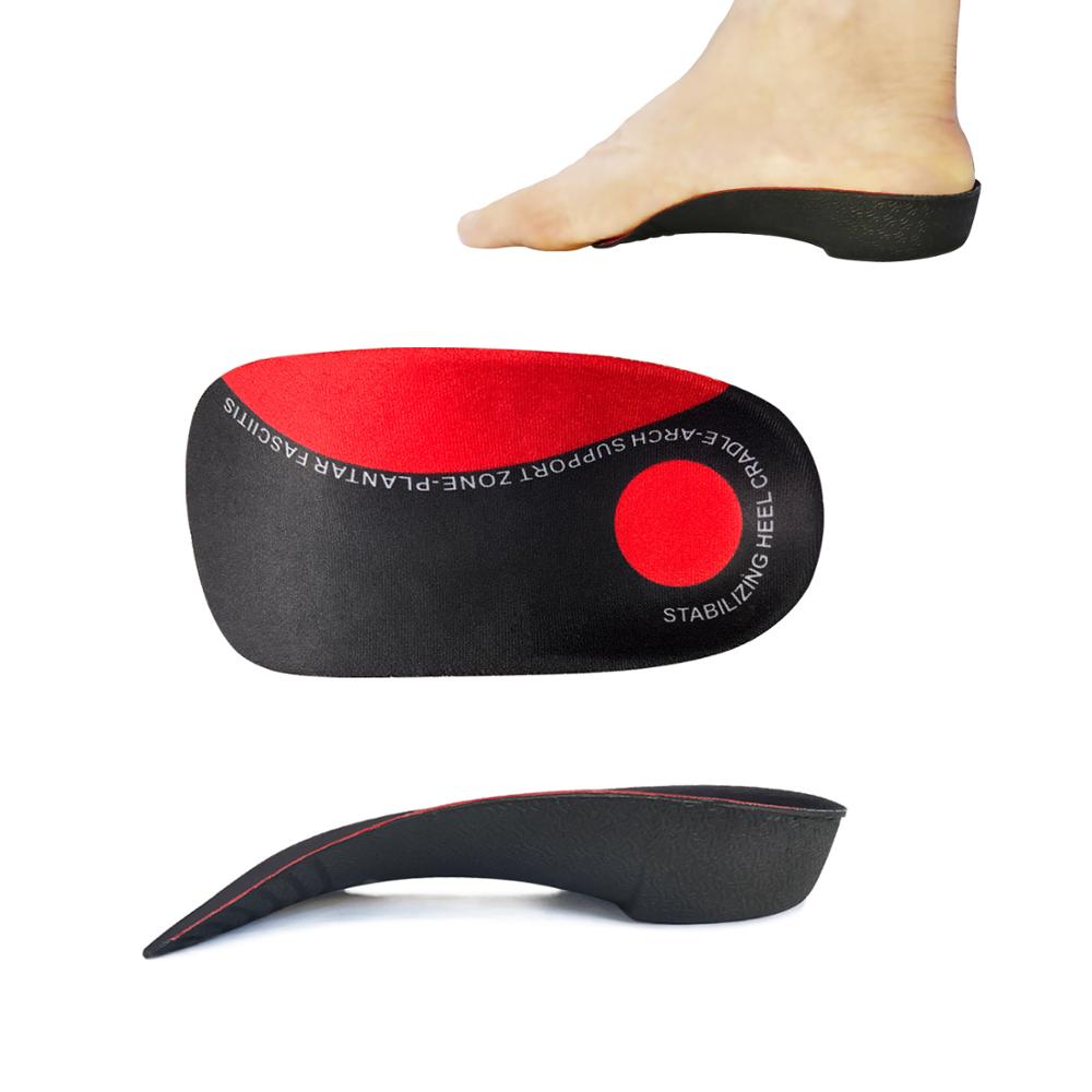 Premium Arch Support Insoles for Severe Flat Feet | Orthotic Inserts for Heel Pain, Plantar Fasciitis Relief | Unisex Shoe 