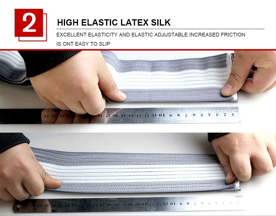 Premium Elbow Strap Bandage for Weightlifting & Fitness – 100cm Long Breathable Support Brace for Gym, Bench Press, Sports Injury Protection - StrengthXPhysiotherapy