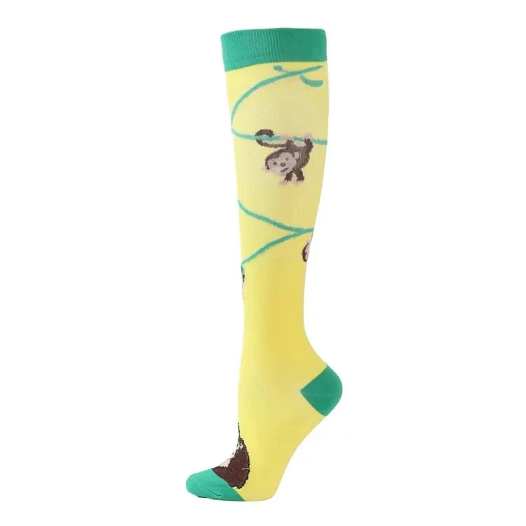 Premium Compression Socks for Men & Women – Medical Support for Edema, Diabetes, Varicose Veins – Ideal for Cycling, Running