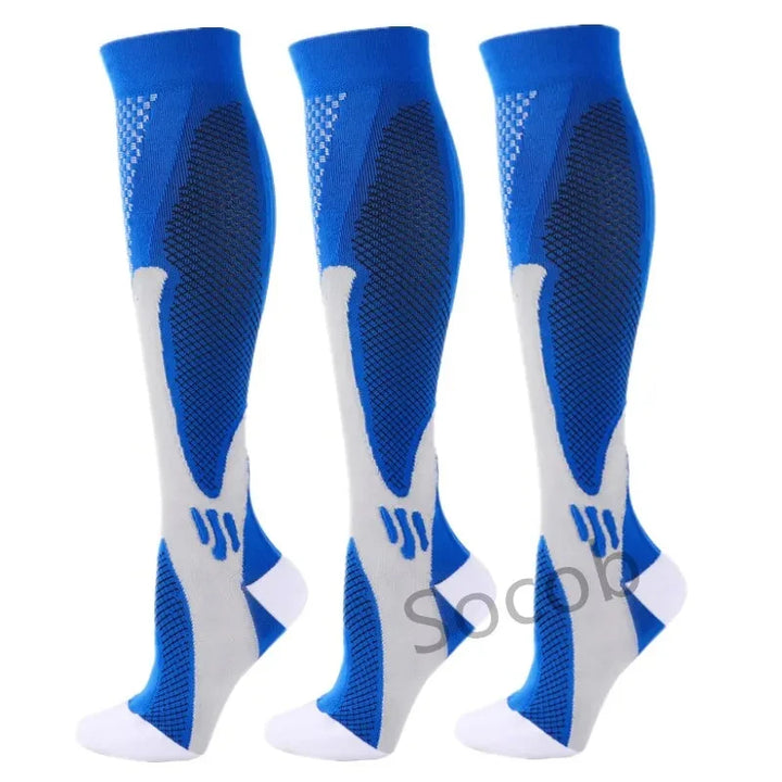 Premium Compression Socks for Men & Women – Elastic Sports, Running, Hiking, Pregnancy & Flight Socks for Varicose Veins, Swollen Legs, Marathon Support - StrengthXPhysiotherapy