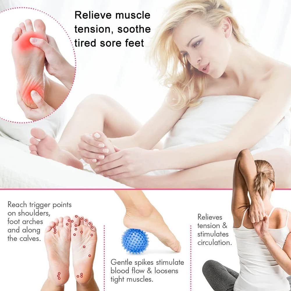 Premium Double Lacrosse Massage Peanut Ball for Deep Tissue Muscle Relief, Self Myofascial Release, Physical Therapy, and