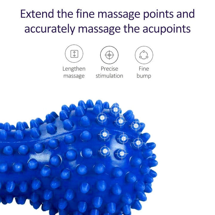 Premium Double Lacrosse Massage Peanut Ball for Deep Tissue Muscle Relief, Self Myofascial Release, Physical Therapy, and Full Body Massage Tool - StrengthXPhysiotherapy