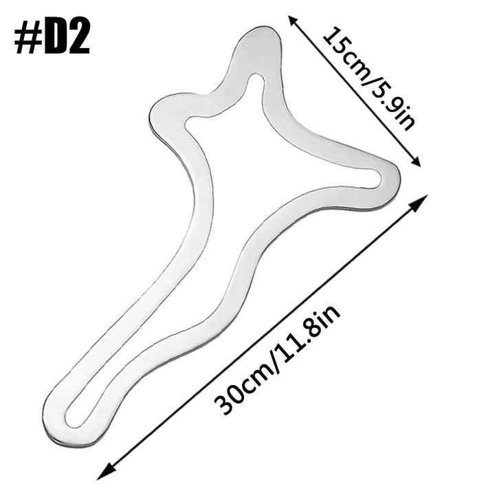 Premium Stainless Steel Gua Sha Scraping Massage Tool for Muscle Relaxation, IASTM for Back, Legs, Arms, Anti-Cellulite 