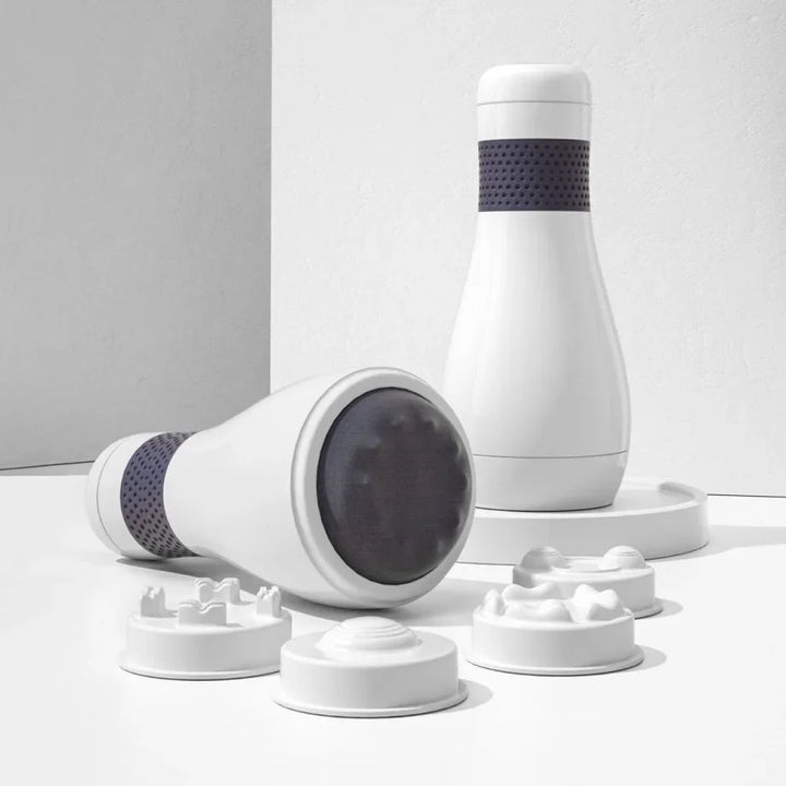 Premium Cordless Handheld Back Massager – Rechargeable 2000mAh Battery, 6 Adjustable Speeds, 4 Massage Nodes for Deep Tissue