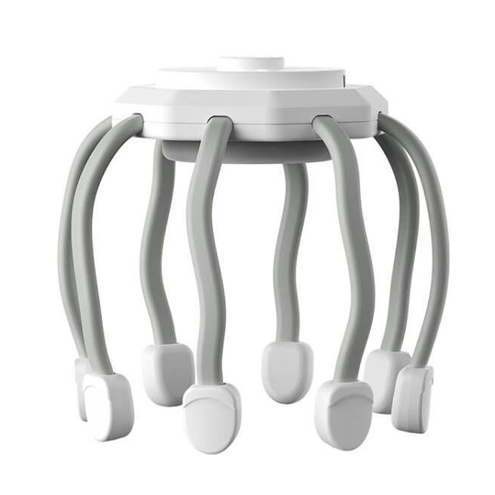 Premium Electric Scalp Massager - Cordless 12-Claw Rechargeable Head Relaxer with 3 Vibration Modes & USB Charging