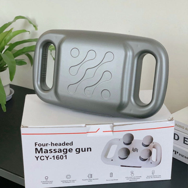 Premium Infrared Electric Handheld Massager with Heat - Full Body Percussion Massage Stick for Neck, Back, and Waist Relief, 