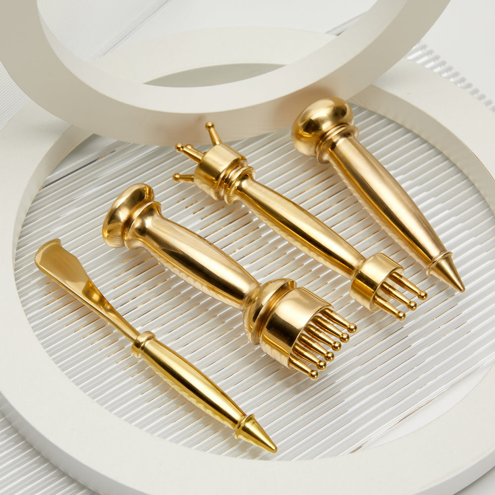 Premium Meridian Massage Stick for Magnetic Therapy, Trigger Point and Lymphatic Acid Drainage, IASTM Facial Scraping Board