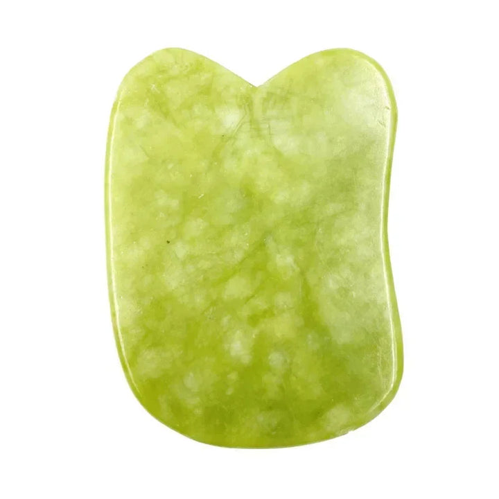 Premium Natural Jade Gua Sha Scraper Board for Face Massage, Acupoint Meridian Relaxation, Skin Lifting and Eye Care SPA Tool