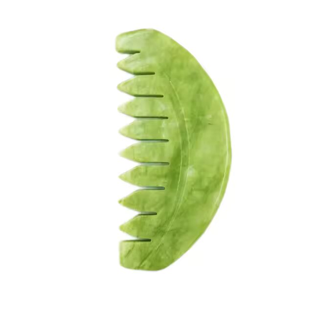 Premium Natural Jade Gua Sha Scraper Board for Face Massage, Acupoint Meridian Relaxation, Skin Lifting and Eye Care SPA Tool