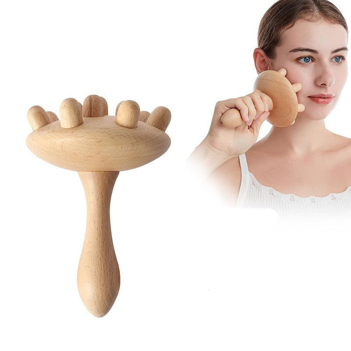 Premium Wood Therapy Massage Tools Set for Body Shaping, Anti-Cellulite, Lymphatic Drainage, Ergonomic Massage Rollers