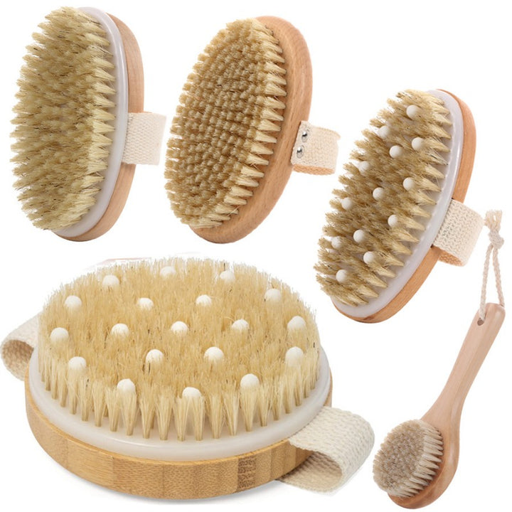Premium Anti-Cellulite Wooden Massage Brush for Body and Scalp – Soothing Air Cushion Design, Essential Oil Spa Treatment, 