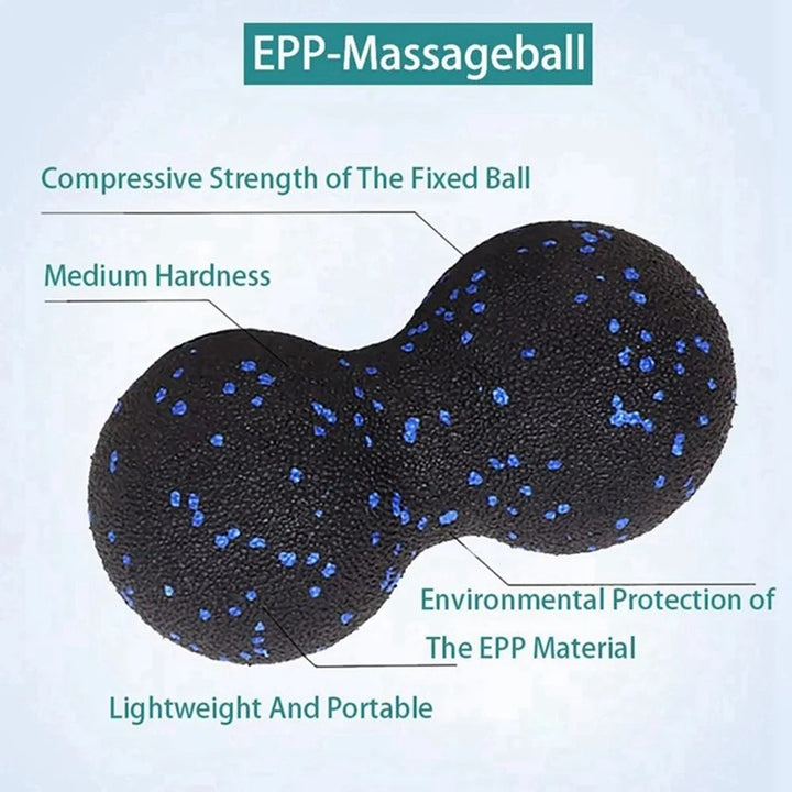 Premium Foam Roller Set for Muscle Recovery, Yoga, and Fascia Release, High-Density EPP Back Roller Massage Balls for Men & Women, 3/5 PCS Fitness Equipment for Flexibility and Pain Relief - StrengthXPhysiotherapy