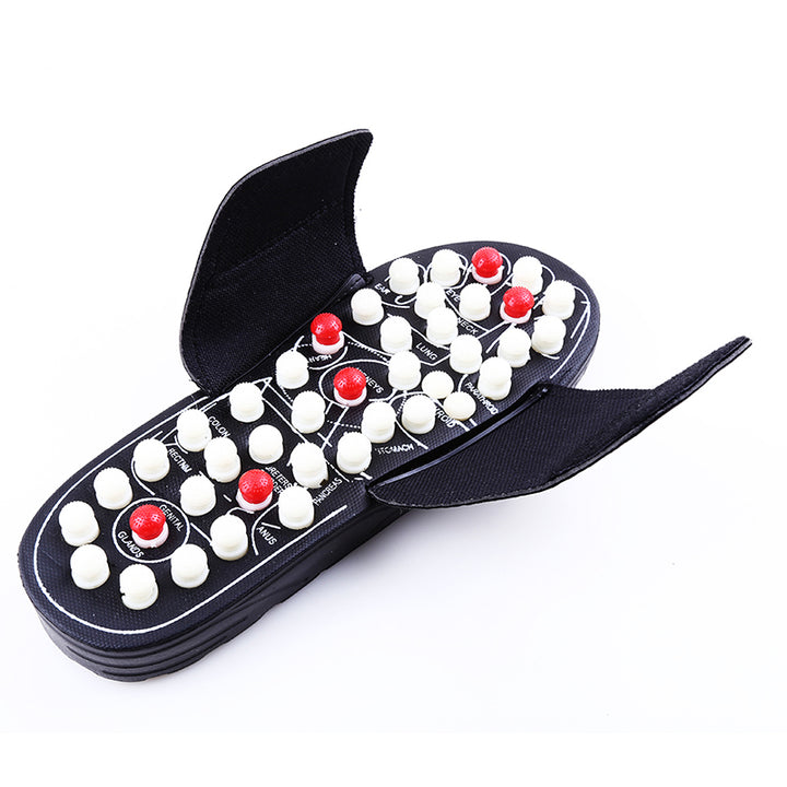 Premium Acupoint Massage Slippers for Foot Therapy | Unisex Rotating Foot Massager Sandals | Medical Acupressure Shoes for 