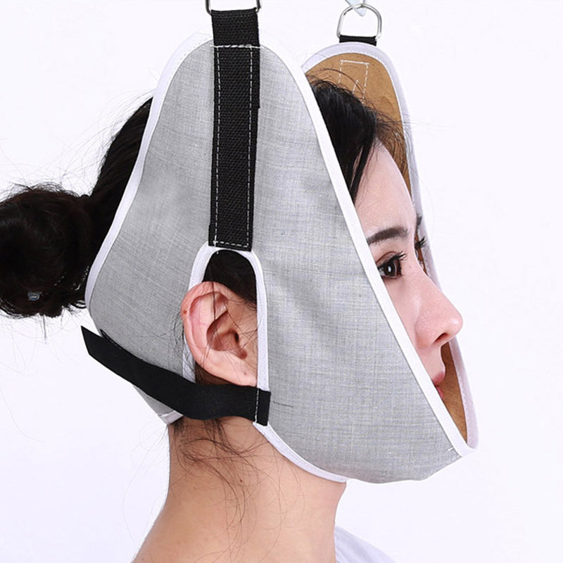High-Quality Cervical Neck Traction Device for Home Use, Over-Door Neck Stretcher Hammock, Pain Relief & Spine Correction  