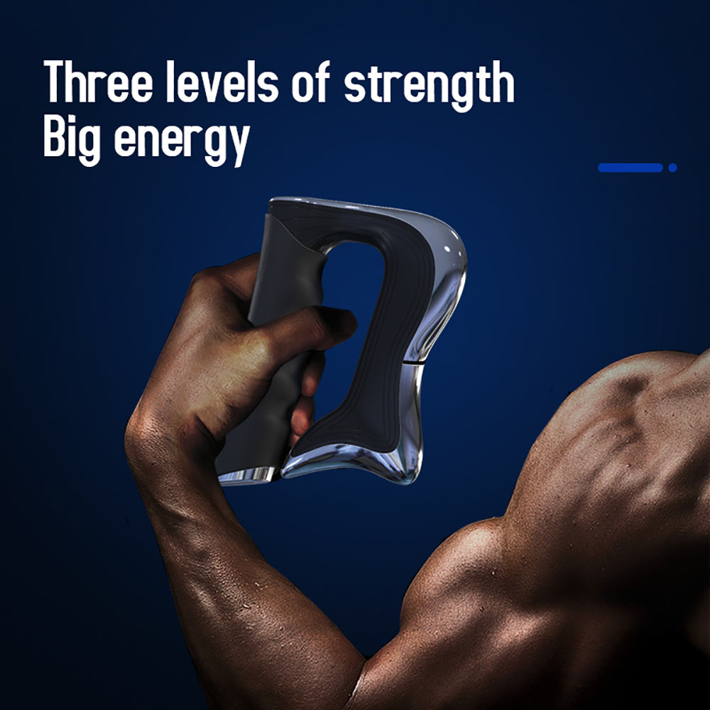 Premium Electric Fascia Massager with NMES Muscle Stimulation, Gua Sha Scraping Tool for Lymphatic Drainage & Pain Relief, 