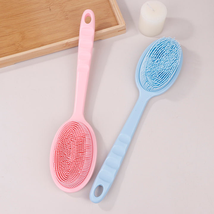 Premium Exfoliating Bath Brush with Soft Handle – Back Scrubbing & Skin Massager, Shower Sponge for Deep Clean, Gentle  