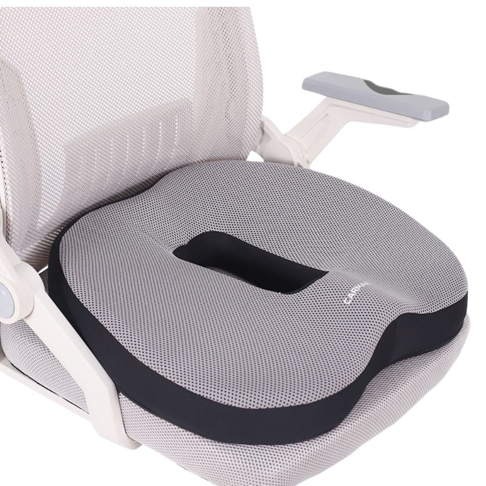 Premium Memory Foam Seat Cushion – Orthopedic Back & Waist Support for Office, Car, & Home – Coccyx Relief, Hip Massage Pad,
