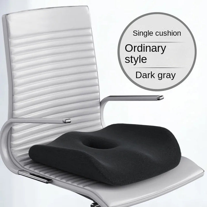 Premium Memory Foam Seat Cushion – Orthopedic Back & Waist Support for Office, Car, & Home – Coccyx Relief, Hip Massage Pad,