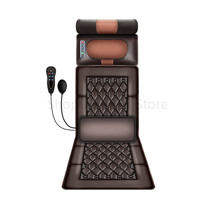 Premium Full Body Electric Massage Mattress with Heating & Vibration – Pain & Stress Relief for Neck, Back, Foot, and Bod