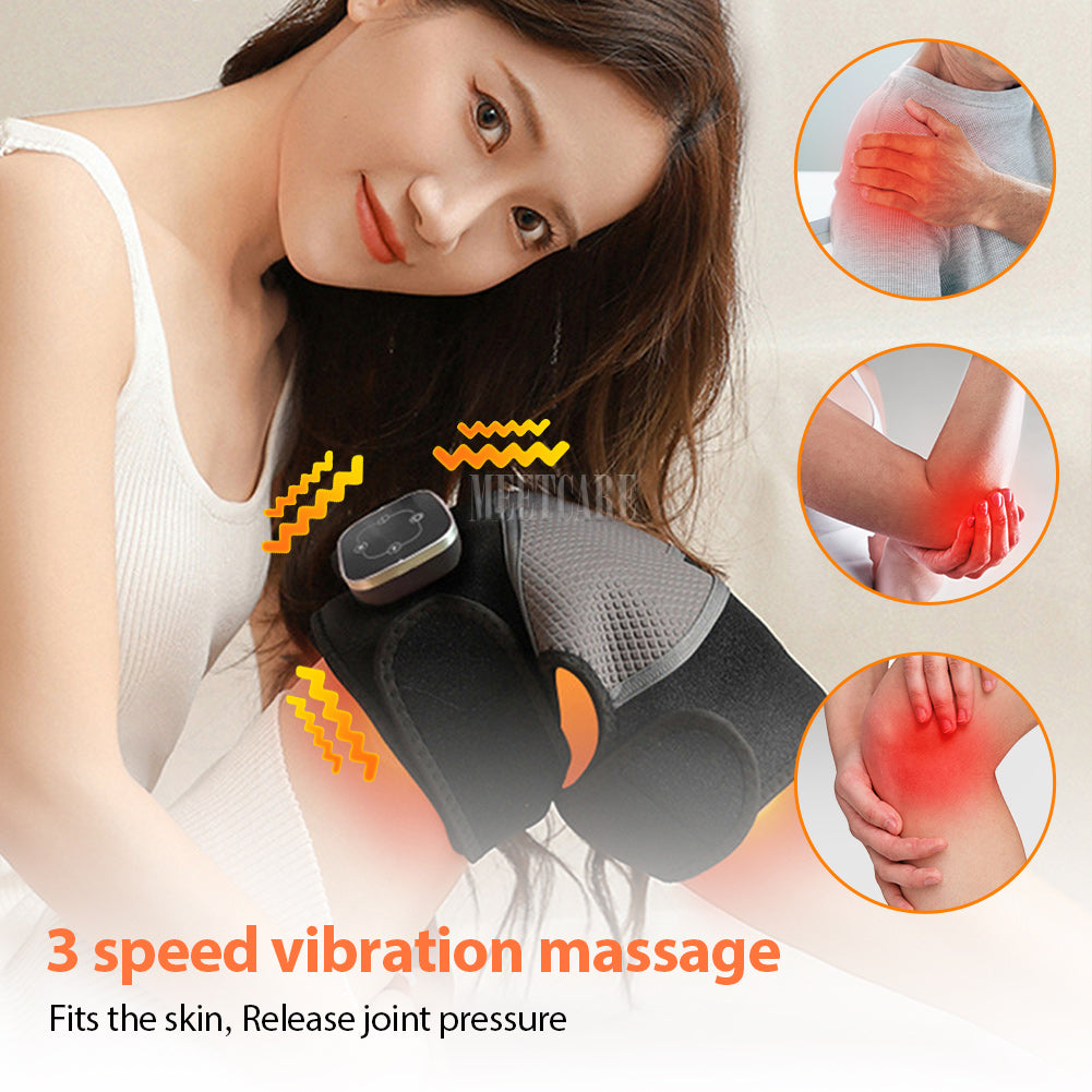 Premium Electric Heating Knee Massager | Intelligent Warm Compress for Joint Protection | Adjustable 45°C-65°C | 3-Second 