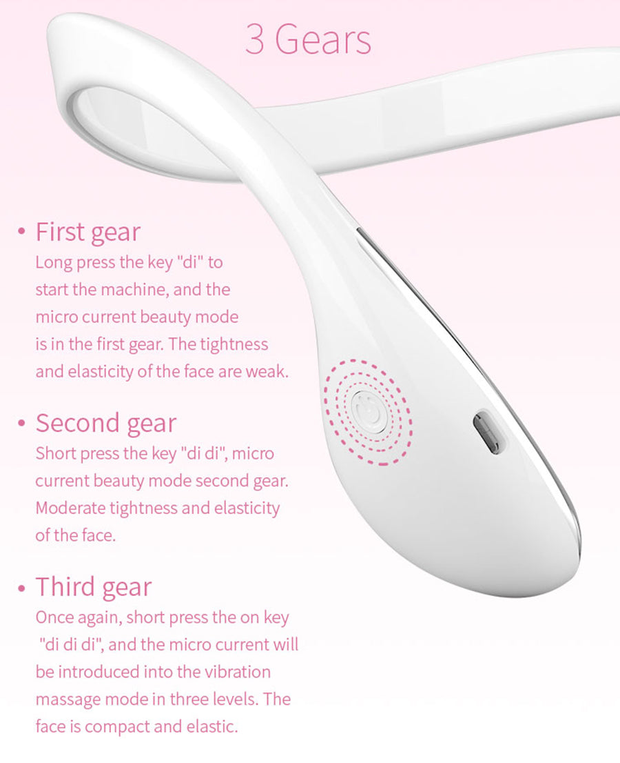 Premium EMS V-Face Massager - Face Lifting Machine for Chin Lift, Facial Slimming & Skin Tightening with Anti-Wrinkle