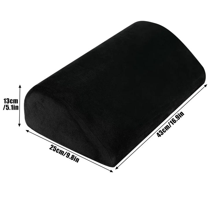 Premium Ergonomic Foot Rest for Under Desk, Office Foot Stool for Comfort and Support, Anti-Slip Footrest Pillow for Work, 