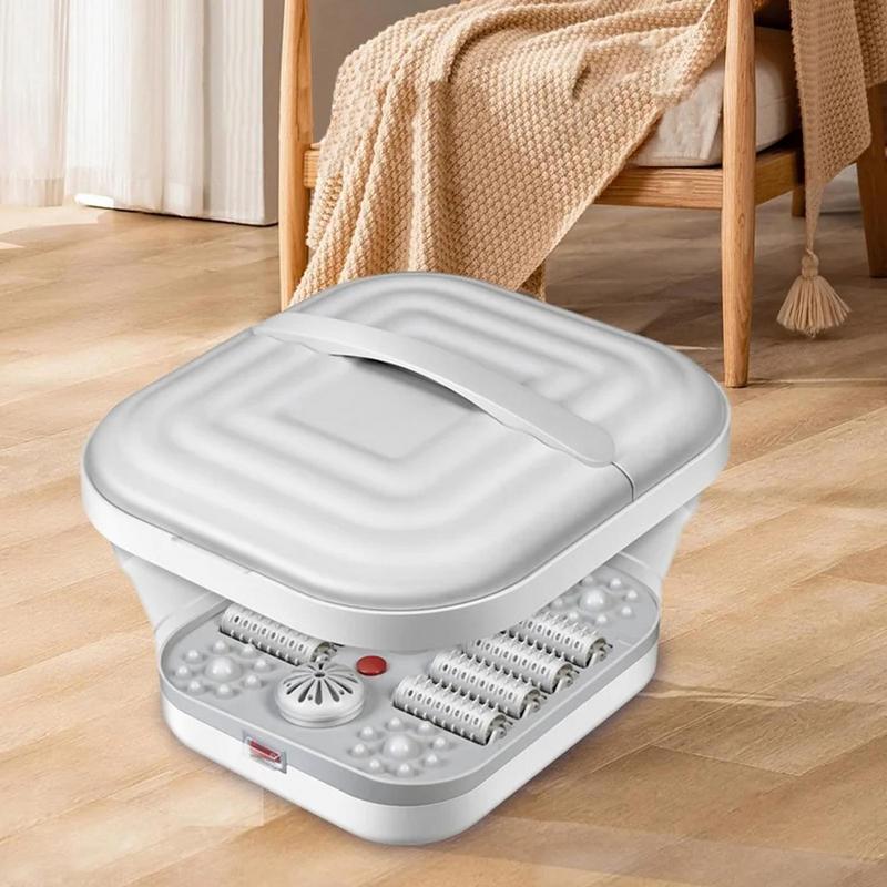 Premium Portable Thermostatic Foot Massage Tub – Foldable Heating Automatic Foot Bath for Home Relaxation & Blood Circulation