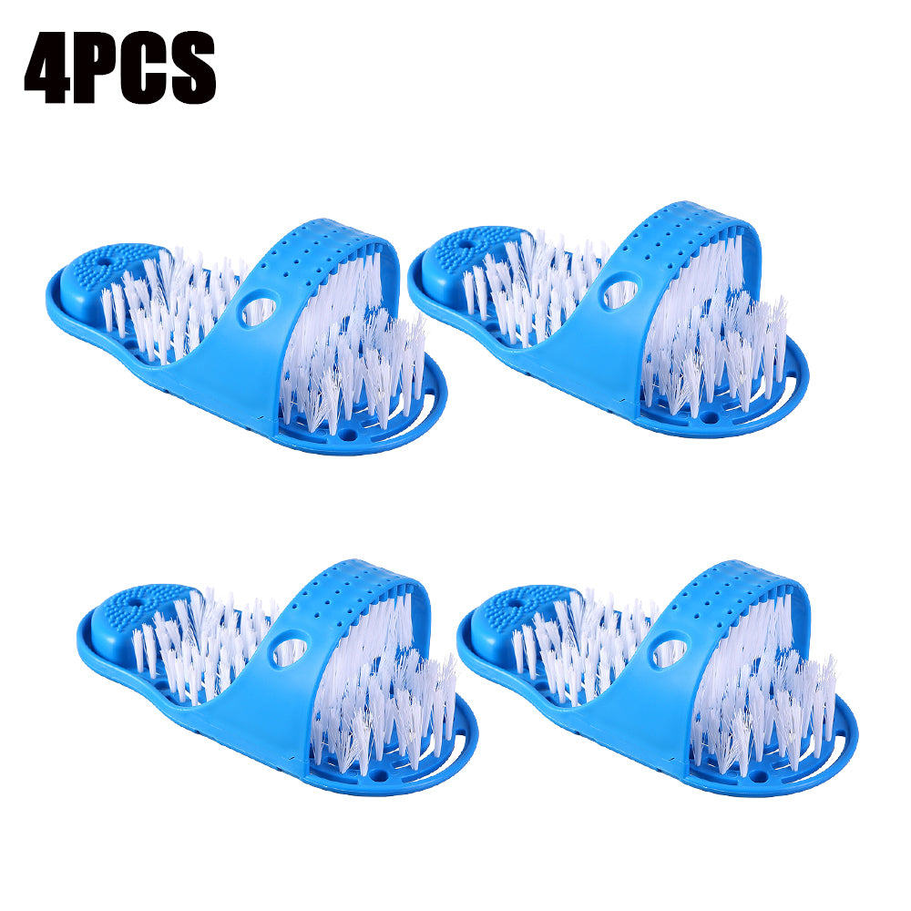 Premium Shower Foot Scrubber Massager – Exfoliating Cleaner Brush for Dead Skin Removal, Foot Spa Slipper, Sand Stone Foot 