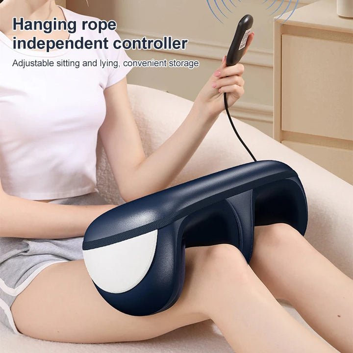 Premium Electric Foot Leg Massager | Deep Tissue Shiatsu Kneading | Heated Roller for Calf Relief | Stress Relief Foot Care 