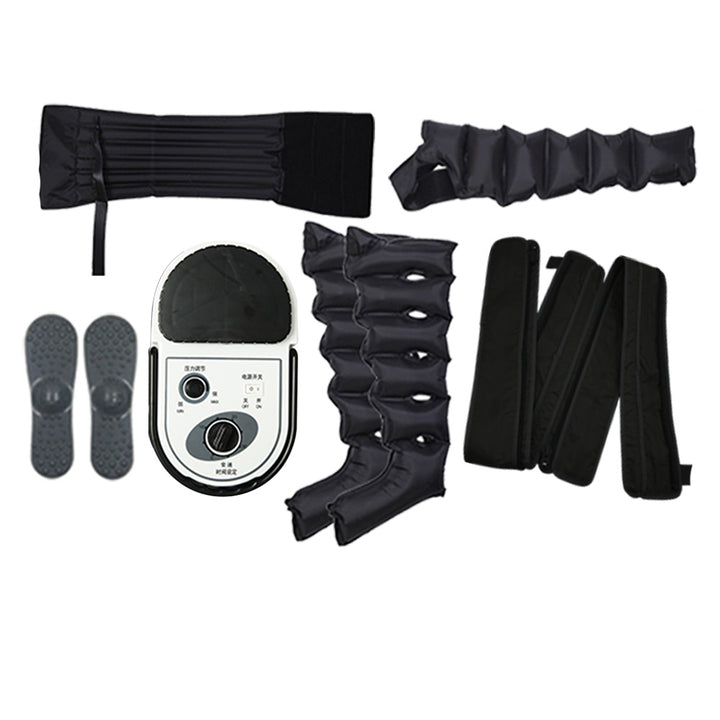 Premium Air Compression Leg Massager for Varicose Veins Relief, Blood Circulation Boost, Adjustable Cuffs, and Relaxation -